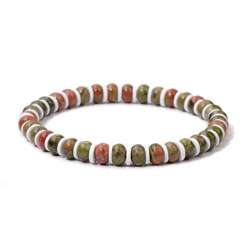 Bracelets En Pierre D't Pour Femmes Et Hommes, Bracelets D'espacement En Argile Polymre, Bracelet De Jaspe Naturel, Bijoux Bohmes, Navire De Chia, Mode