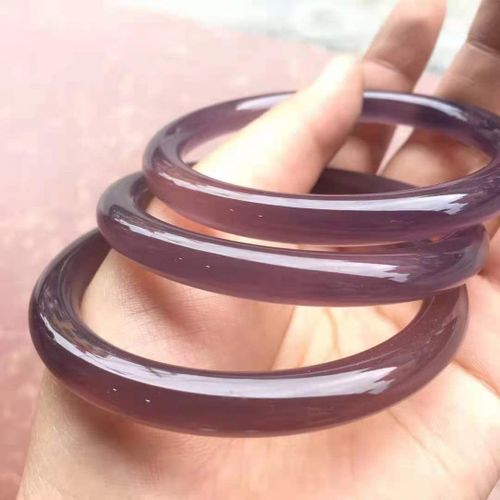 Bracelets En Pierre De Calcdoine Naturelle Pour Femmes, Bijou Circulaire Sculpt  La Main En Jade, En Agate Vritable