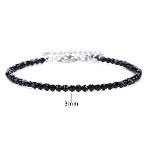 Bracelets Simples En Pierre Rouge Pour Femmes Et Hommes, Bijoux Ajustables Faits  La Main, Chane En Cristal Et Argent