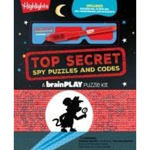 Brainplay Top Secret Spy Puzzles And Codes    Format Reli 