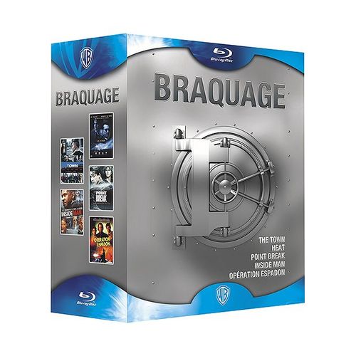 Braquage - Coffret - The Town + Heat + Point Break + Inside Man + Opration Espadon - dition Limite - Blu-Ray
