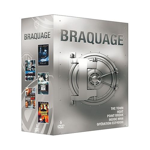 Braquage - Coffret - The Town + Heat + Point Break + Inside Man + Opration Espadon - dition Limite