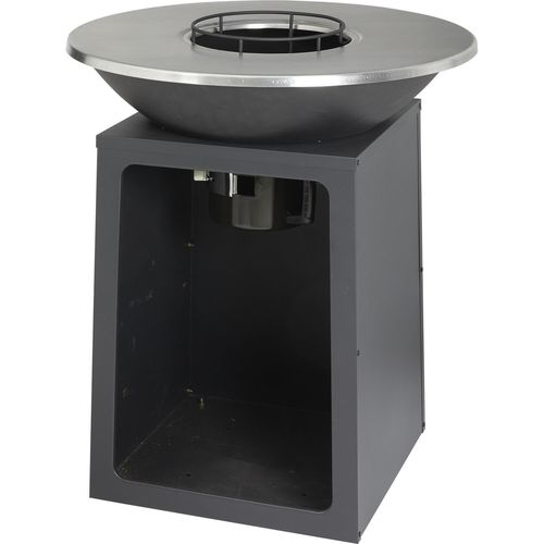 Brazeros Exterieur Barbecue Brasero Plancha LABREZZ 85cm - Cuisson Bois Charbon - Extérieur, Jardin, BBQ - Grille Réglable Brasero Mobile Roulettes