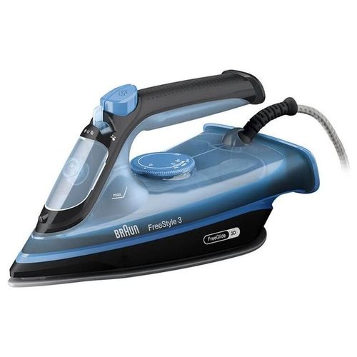 Fer  vapeur avec fermeture automatique Braun FreeStyle 3 FI 3194 - semelle : FreeGlide 3D SuperCeramic