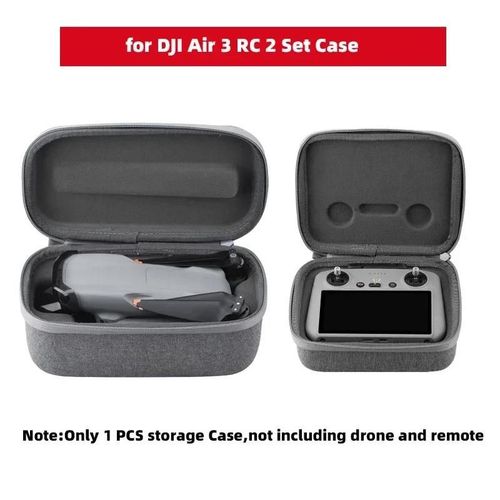 Brdrc-Sac De Rangement Pour Dji Air 3,tui Rigide En Pu,Bote De Transport Portable Pour Dji Rc 2,Accessoire De Tlcommande - Type Set A