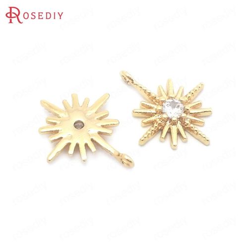 Breloques En Laiton Dor 24 Carats Pour Documents, Breloques En Forme D'toile, Bijoux  Lettre, Fournitures Excutives, Bricolage, Colliers De La Prsidence, Boucles D'oreilles, Accessoires