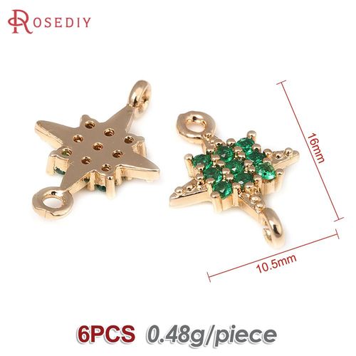 Breloques En Laiton Pour Documents En Or 18 Carats Pour Femmes, 2 Trous, toiles, Breloques Allergiques, Bijoux  Bricoler Soi-Mme, Collier Excutif, Boucles D'oreilles, Accessoires, 6 Pices