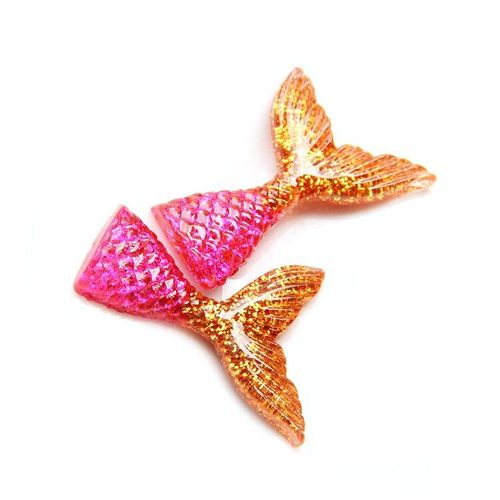 Breloques En Queue De Sirne Pour Bricolage, Accessoires De Remplissage Polymre, Jouets Lizun, Kit De Pte  Modeler Pour Enfant - D Queue De Poisson