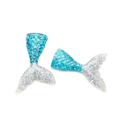 Breloques En Queue De Sirne Pour Bricolage, Accessoires De Remplissage Polymre, Jouets Lizun, Kit De Pte  Modeler Pour Enfant - F De La Queue Du Poisson