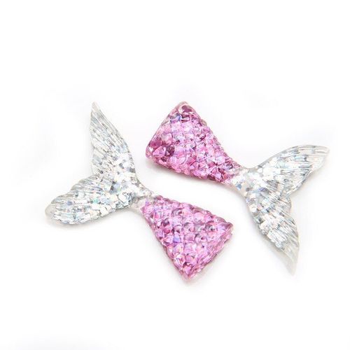 Breloques En Queue De Sirne Pour Bricolage, Accessoires De Remplissage Polymre, Jouets Lizun, Kit De Pte  Modeler Pour Enfant - G De La Queue Du Poisson