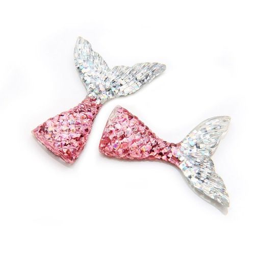 Breloques En Queue De Sirne Pour Bricolage, Accessoires De Remplissage Polymre, Jouets Lizun, Kit De Pte  Modeler Pour Enfant - Une Queue De Poisson