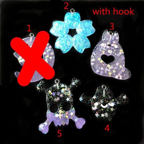 Breloques En Rsine Multicolore, 10 Pices, Jolies Breloques Chauve-Souris Et Crne Pour Collier, Porte-Cls, Pendentif, Accessoires De Bricolage