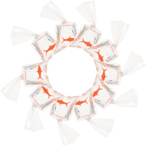 Breloques Poisson Rouge En Rsine Transparente, Petit Poisson Dans Un Sac, Bijoux Pendentif Bricolage 10 Pices