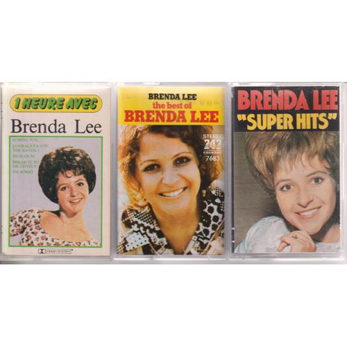 Brenda Lee Lot De 3 Cassettes K7 Audio