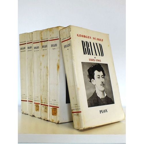 Briand - Sa Vie Son Oeuvre Avec Son Journal Et De Nombreux Documents Indits [ 6 Tomes - Complet ]   de Suarez