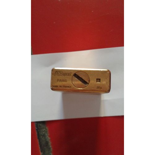 Briquet Dupont Plaqu Or Ancien Numrot 