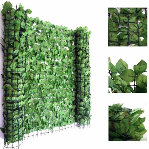 Brise-Vue De Balcon T811, Brise-Vue De Haie En Htre Pour Clture De Patio   500x100cm Brillant