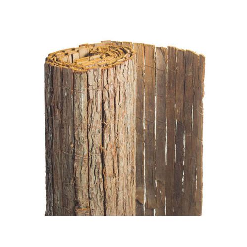Brise Vue En corces De Pin Naturel - 2 Rouleaux De 2 X 5 M - Jardideco