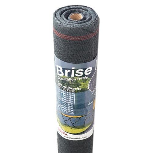 Brise Vue Occultant En Pvc Gris Anthracite 10 X 2 M