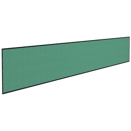 Brise-Vue Toile 160 G/M Renforce Avec Attaches Et ?illets Dim. 15,25l X 1,75h M