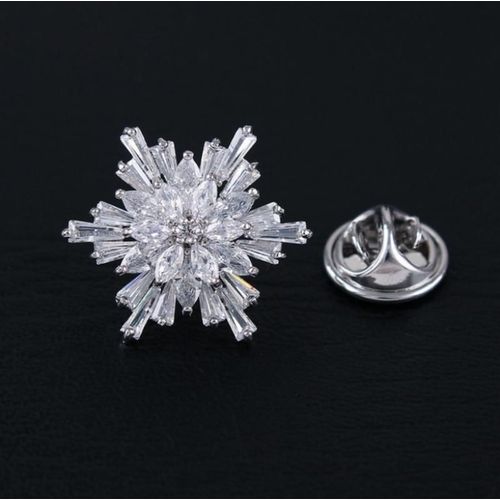 Broche De Camlia En Cristal Pour Femmes, Dcoration D'charpe, Broche De Fleur De Rose, pingle De Robe Imbibe De Filles, Design De Mode
