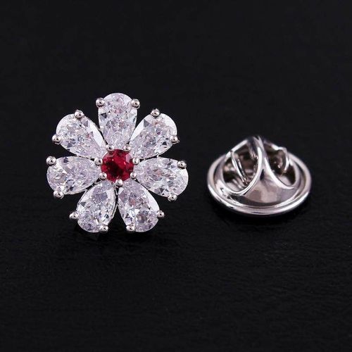 Broche De Camlia En Cristal Pour Femmes, Dcoration D'charpe, Broche De Fleur De Rose, pingle De Robe Imbibe De Filles, Design De Mode