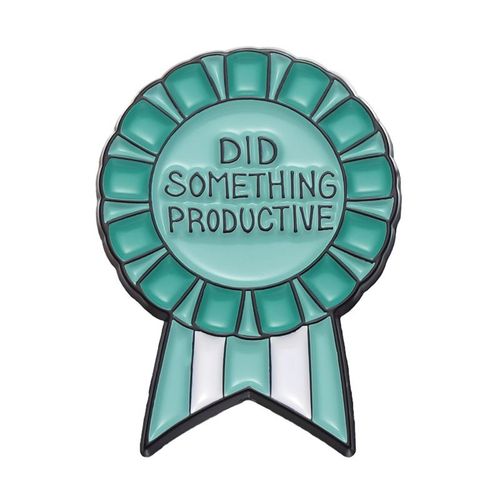 Broche En mail Avec Mdaille Crative, Badge En Mtal, Punk, pinglette, Cadeau, Fait Le Lit, A Permis De Pratiquer Soi-Mme, Toujours Vivant, Est All  L'extrieur