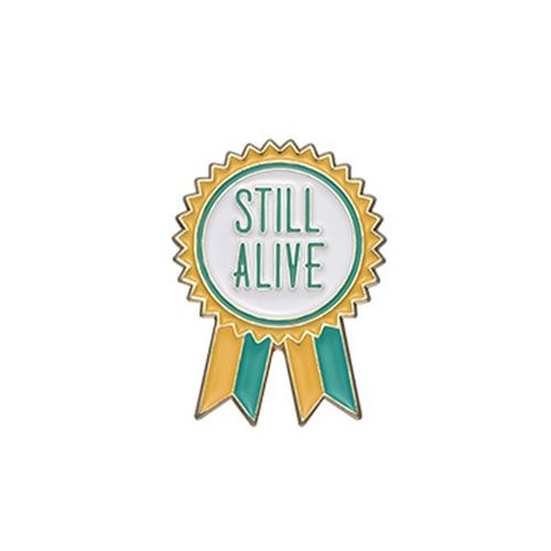 Broche En mail Avec Mdaille Crative, Badge En Mtal, Punk, pinglette, Cadeau, Fait Le Lit, A Permis De Pratiquer Soi-Mme, Toujours Vivant, Est All  L'extrieur
