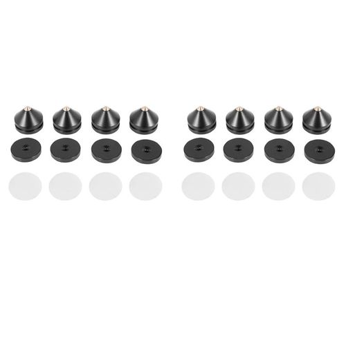Broches de support pour haut-parleur Audio, 2 ensembles de pieds de rparation pour haut-parleur Audio, support de platine de choc, clous et coussinets