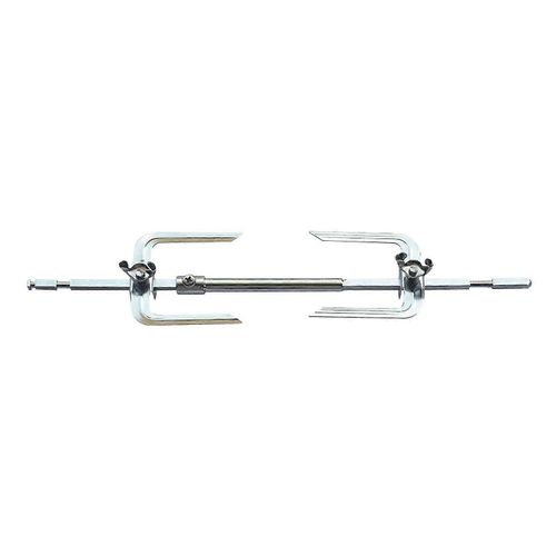 Brochette tlescopique Spin Rtissoire-fourchette lectrique Bbq Rtisserie-grill Rti Rod Spit Kit Universel Moteur Viande Brochette Rotation Grill Diy