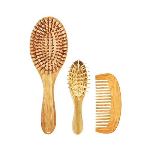 Brosse  Cheveux En Bambou Naturel, Poils De Bambou, Peigne De Massage, Amliore La Croissance Des Cheveux, Prvient La Chute Des Cheveux, Les Pellicu 9109-May14a20235