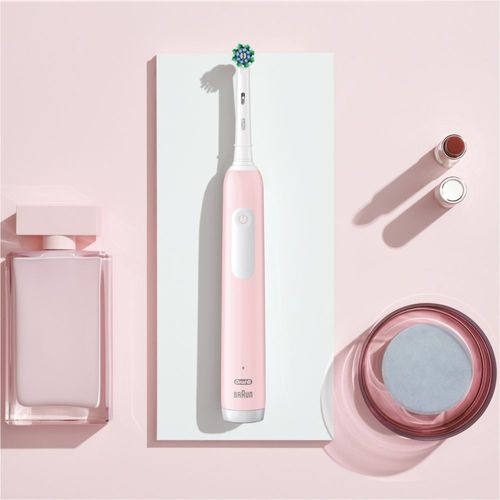 Brosse  Dents lectrique Oral-B Pro 1 Rose Cross Action + 1 Brossette