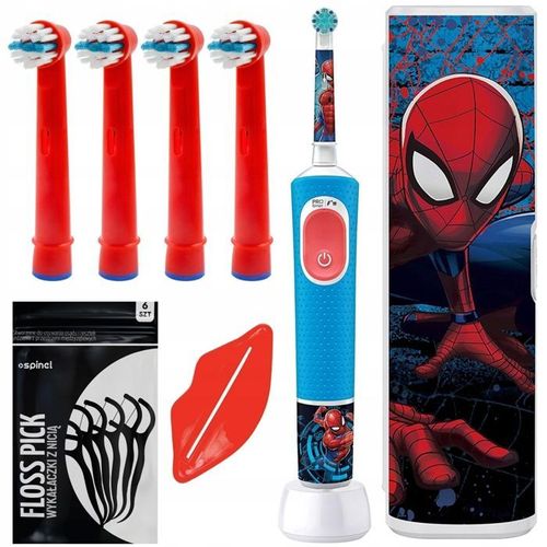 Brosse  Dents lectrique Oral-B Vitality Pro 103 Spiderman + Accessoires