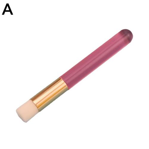Brosse  Sourcils En Fiber Souple Avec Poigne En Perles De Cristal, Dissolvant De Points Noirs Pour Le Nez, Outil De Nettoyage, Extension De Cils, Maquillage, P6j9