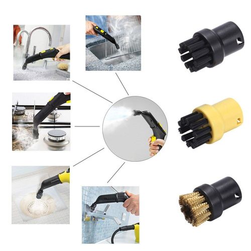 Brosse buse de nettoyage  vapeur multiple 3 pices/ensemble, pices de rechange pour aspirateur Robot Karcher SC1 SC2 SC3 SC4 SC5 SC6