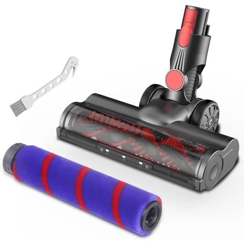 Brosse Compatible avec Dyson V7 V8 V10 V11 Aspirateurs, Brosse Turbo et Soft Roller Rechangeables pour Moquettes et Sols Durs goodnice