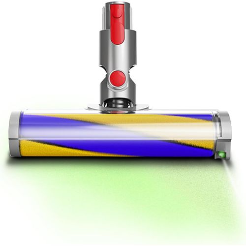 Brosse Compatible Avec Dyson V7 V8 V10 V11 V15 Aspirateur, quip D'Un Accessoire Led Pour Aspirateur, Brosse De Remplacement, Rouleau Souple Pour Le Nettoyage Des Sols Durs[SSE7112463]