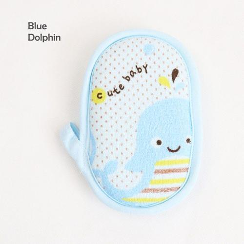 Brosse De Bain Pour Enfants, Serviette En Tissu Avec Animaux De Dessin Anim, Accessoires Pour Bb, Brosse De Bain, ponge De Lavage Du Corps Doux, Produit De Douche Pour Enfants, 1 Pice