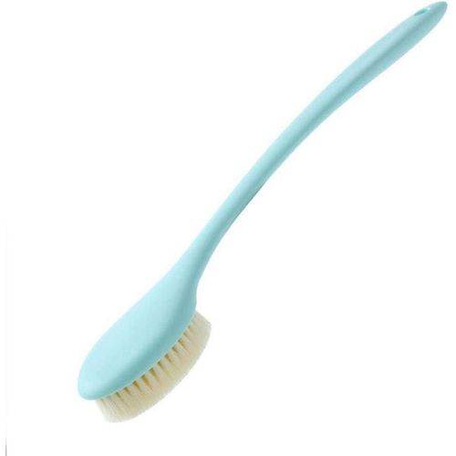 Brosse De Baindouche Brosse Corporelle Brosse De Bain Brosse Corporelle Avec Longue Poigne Masseur Corporel Pour La Peau Exfoliant Dos Scrubber Bain (Bleu)1pcs