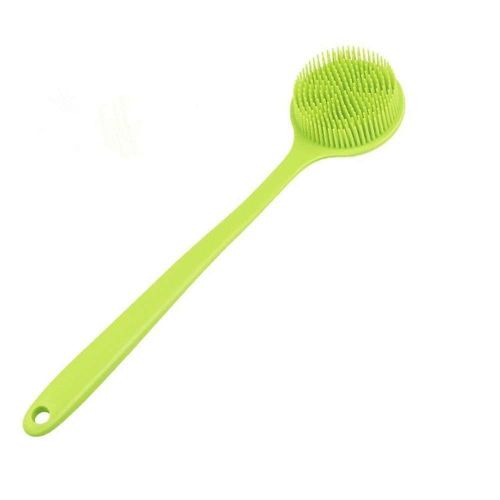Brosse De Douche En Silicone  Long Manche  Brosse Anti-Cellulite Pour Le Dos, Pour Un Nettoyage En Profondeur Et Une Relaxation Optimale