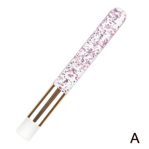 Brosse De Nettoyage Des Faux-Cils Avec Tige En Cristal Y1x2, Outil De Nettoyage De La Peau, Pour Extension Des Cils, Dissolvant, Maquillage Du Nez, Soins Du Visage, Points Noirs