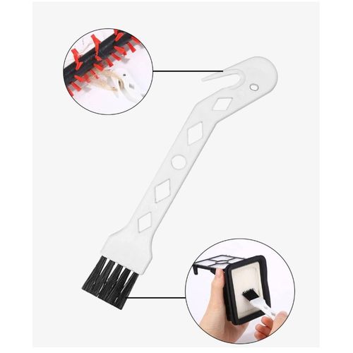 Brosse De Nettoyage. Permet de nettoyer votre filtre de votre aspirateur/laveur bissell et permet aussi d'enlever toute lments qui pourraient bloquer, enchevtrs votre brosse sans se salir les main