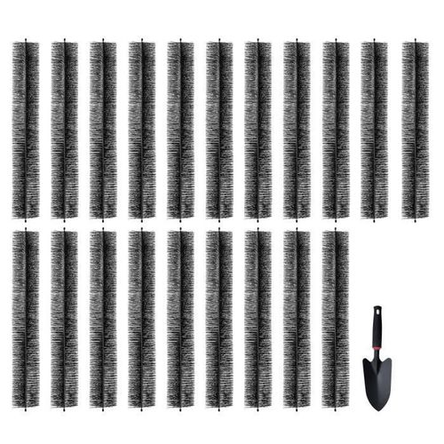Brosse De Protection De Gouttire-Vevor-18,3 M X 133,4 Mm Protge-Gouttire Anti-Feuilles 20pcs-Pour Empcher Dbris D'entrer