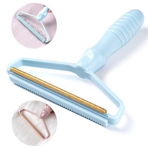 Brosse Portable  Double Face avec Boule Dpilatoire et Rasoir, Outil Manuel pour Enlever les Poils, Nettoyer les Vtements, les Manteaux, les Tapis