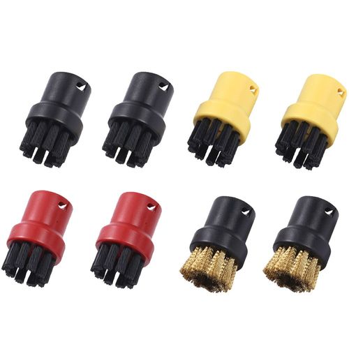 Brosse Ronde Pour Karcher Sc1 Sc2 Sc3 Sc4, Ensemble De 2 Pices, Brosse De Nettoyage ? La Vapeur, Brosses En Cuivre, Adaptateur Buse De Nettoyage ? Do 9109-May28448
