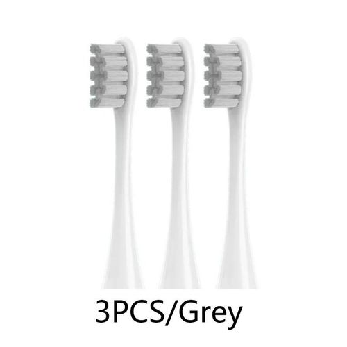 Brosses  Dents Soniques Remplaables,Recharges Sous Vide,Buses  Poils Souples Dupont,2-3 Pices- 3gray-E5263