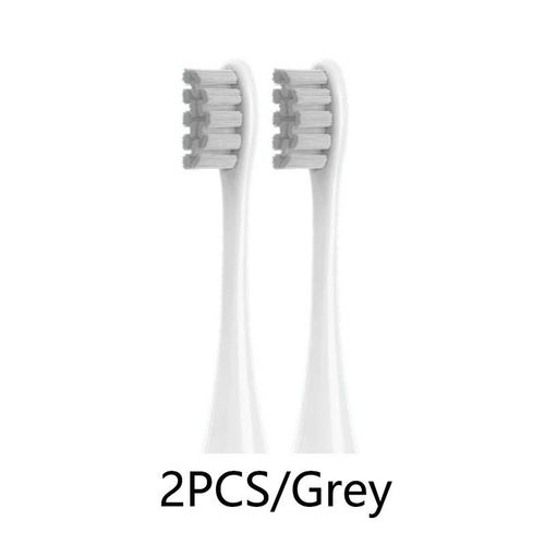 Brosses  Dents Soniques Remplaables,Recharges Sous Vide,Buses  Poils Souples Dupont,2-3 Pices - Type 2gray