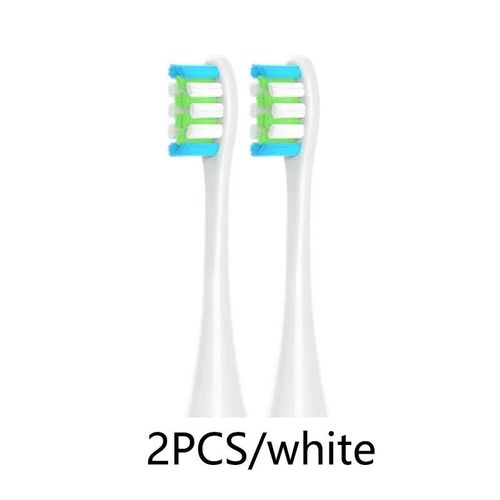 Brosses  Dents Soniques Remplaables,Recharges Sous Vide,Buses  Poils Souples Dupont,2-3 Pices - Type 2white