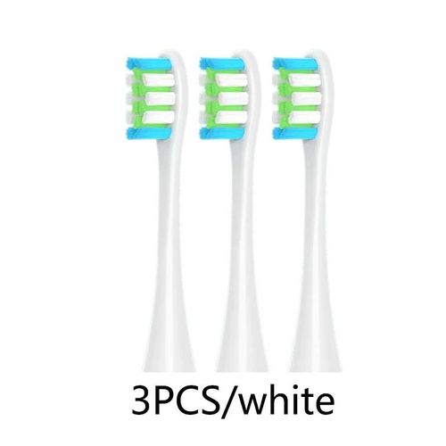 Brosses  Dents Soniques Remplaables,Recharges Sous Vide,Buses  Poils Souples Dupont,2-3 Pices - Type 3white