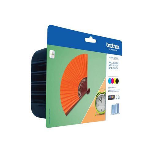 Brother Lc129xl Value Pack - Pack De 4 - Noir, Jaune, Cyan, Magenta - Original - Blister - Cartouche D'encre - Pour Brother Mfc-J6520dw, Mfc-J6720dw, Mfc-J6920dw